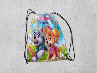 Mochilinha Personalizada para lembrancinhas Patrulha Canina