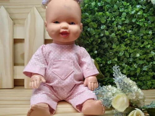 Macacão para Boneca - Roupa de Boneca