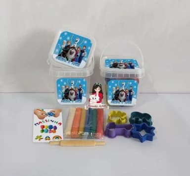 Kit Massinha no Baldinho Personalizado Frozen