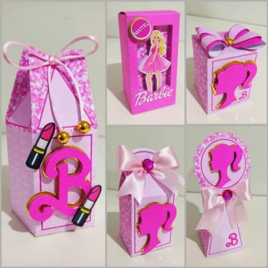 Kit 60 Lembrancinhas Barbie