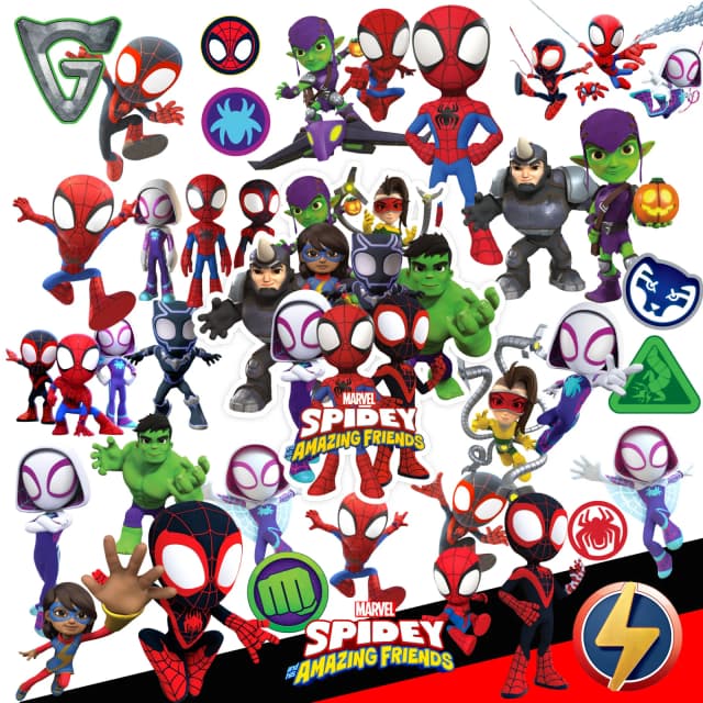 KIT DIGITAL SPIDEY E SEUS AMIGOS 10