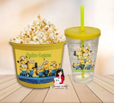 Kit Cinema Personalizado Minions