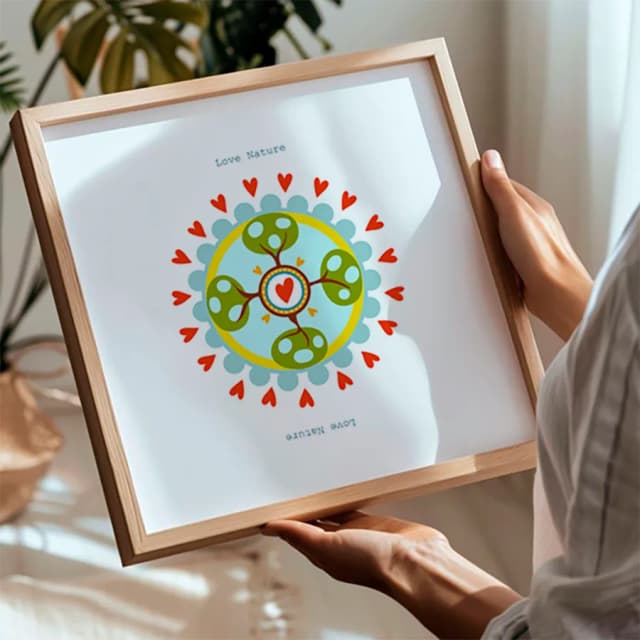 print / poster love nature