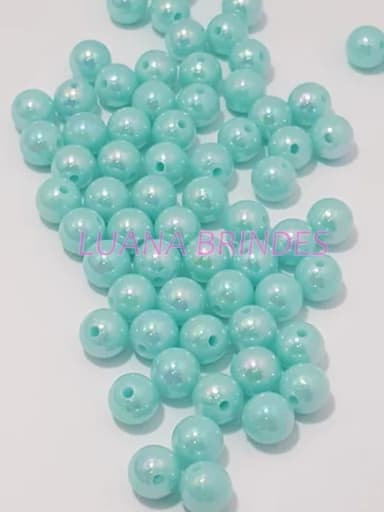 Pérola ABS Irisada Tiffany - 8mm - pct c/100 unidades