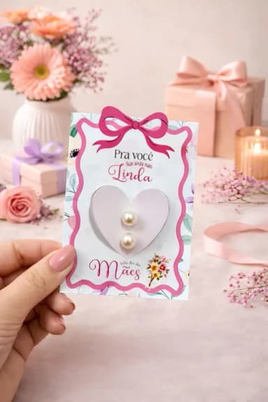 Card Brincos Dia das Mulheres