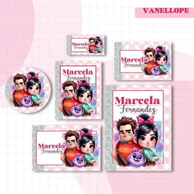 60 Etiquetas Escolares Personalizadas Prova D