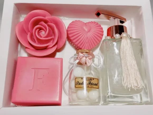 Presente Personalizado, Sabonete Líquido Luxo com Sabonetes
