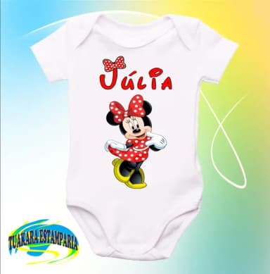 Body Minnie Vermelha