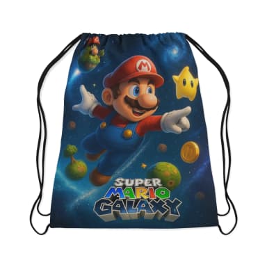 Mochilinha Personalizada para lembrancinhas do Super Mário Bros