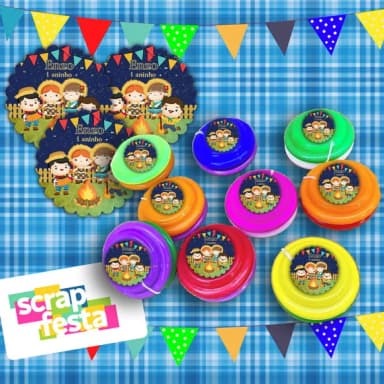 Ioiô Personalizado Brinde Festa Junina Cute