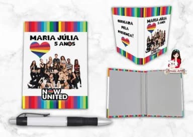 Bloquinho com Caneta Now United
