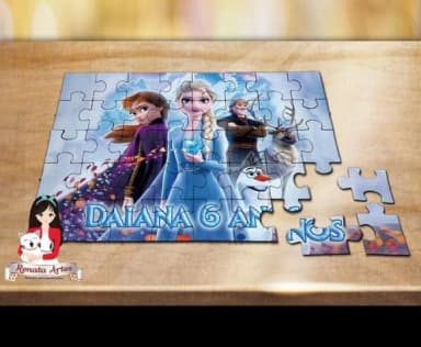 Quebra Cabeça Personalizado Frozen