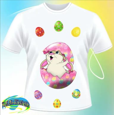 Camiseta Feliz Páscoa 03