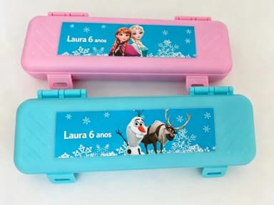 Estojo Escolar Personalizado da Frozen