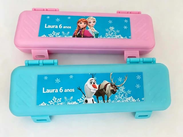 Estojo Escolar Personalizado da Frozen
