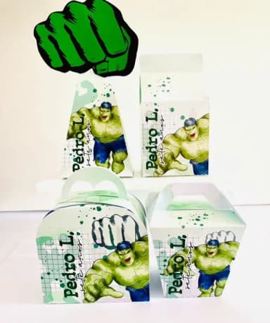 Kit 30 Lembrancinhas Hulk