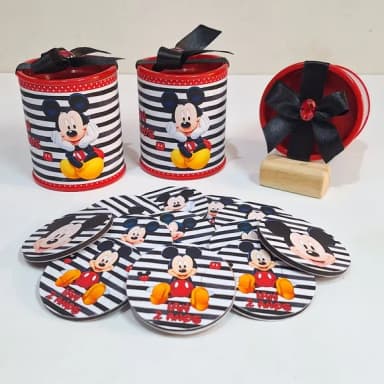 Jogo da Memória em mdf na Tubo Lata - Mickey