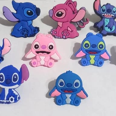 Ponteira para Lápis Stitch Emborrachados - 65 Peças