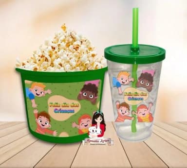 Kit Cinema Personalizado Dia das Crianças