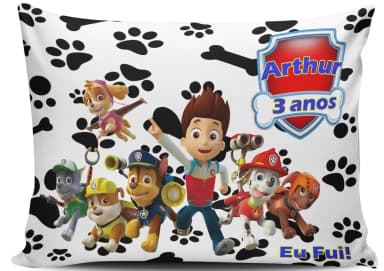 Almofada Personalizada lembrancinhas da Patrulha Canina