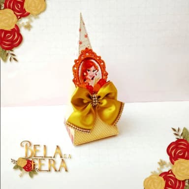 Kit 30 Lembrancinhas a Bela e a Fera