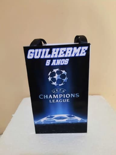 Sacolinhas Personalizadas Champions League para Lembrancinhas