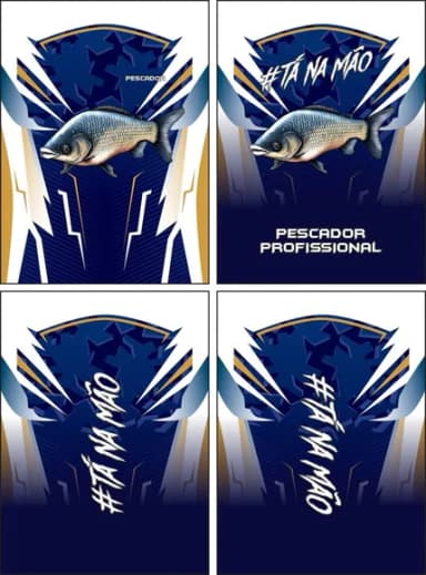 Arte Vetor Camisa Pesca-mod-0133
