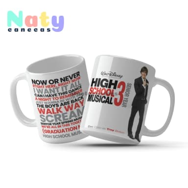 Caneca Personalizada Trilha Sonora High School Musical 3