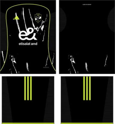 Arte Vetor Camisa Al Ahly Visita 2025-2026