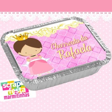 Marmitinha Personalizada de Chá de Menina