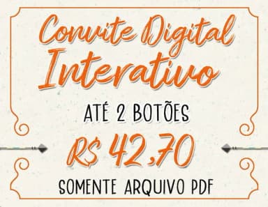 Convite Digital Interativo - até 2 Botões