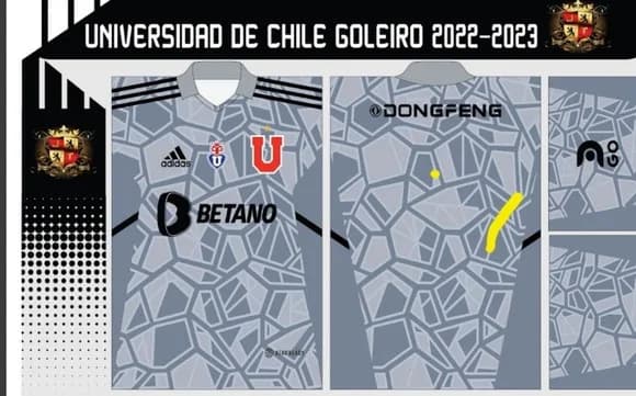 Vetor Camisa Universidad De Chile Goleiro 2022-2023
