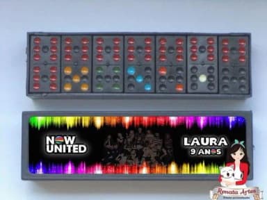 Dominó Personalizado Now United