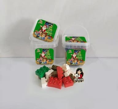 Monta Monta no Baldinho Personalizado Natal