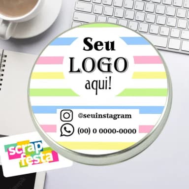 Latinha Personalizada Empresa com Sua Logo