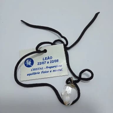 Cordao de Signo Leao com Pedra