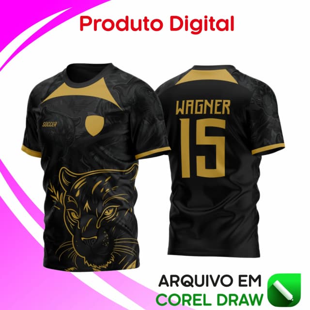 Arte Vetor - Camisa InterClasse - Pantera Negra - 00