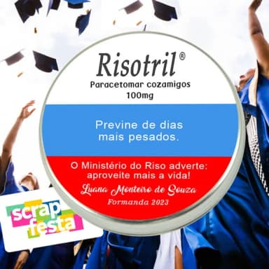 Latinhas Personalizadas Festa Formatura Medicamento