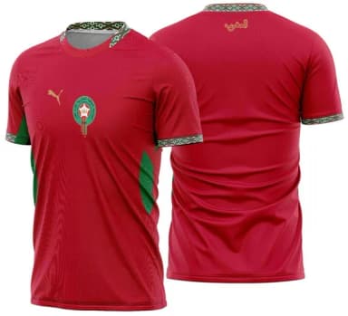 Arte Vetor Camisa Marrocos Titular 2026