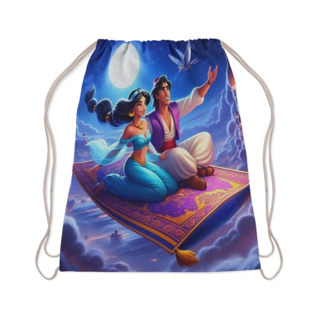 Mochilinha Personalizada Jasmine e Aladim