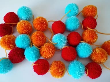 Varal de pompons
