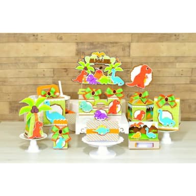 Kit 60 Lembrancinhas Dino Baby