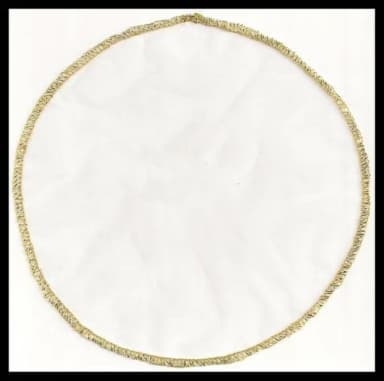 Círculo de Organza 20cm de Diametro - 01 Peça