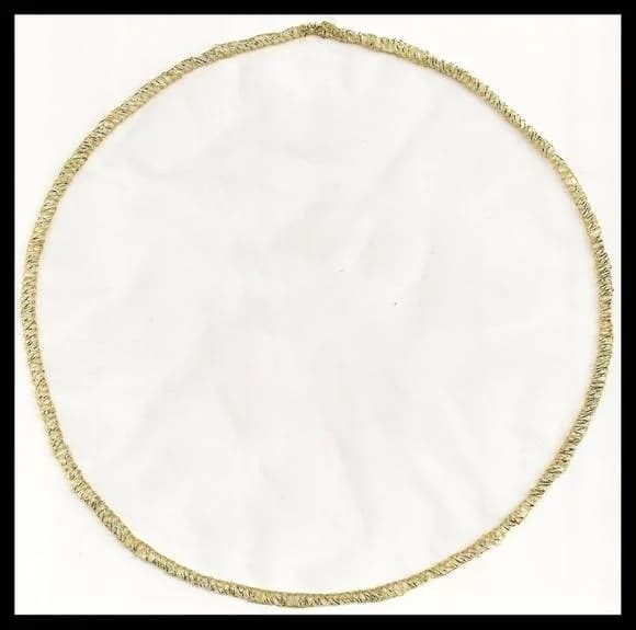 Círculo de Organza 20cm de Diametro - 01 Peça