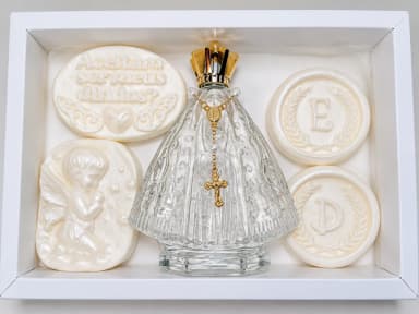 Presente Padrinhos de Batismo Kit Aromatizador Nossa Senhora