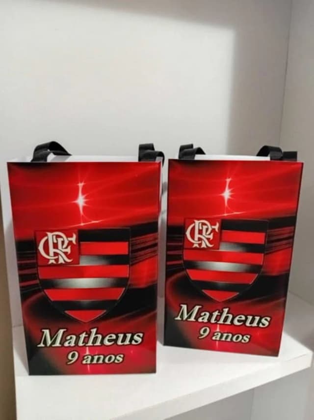 Sacolinhas Personalizadas Time do Coração para Lembrancinhas