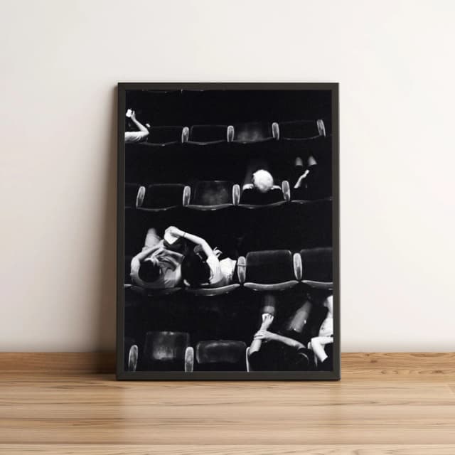 Quadro Preto e Branco: Cena no Cinema 119