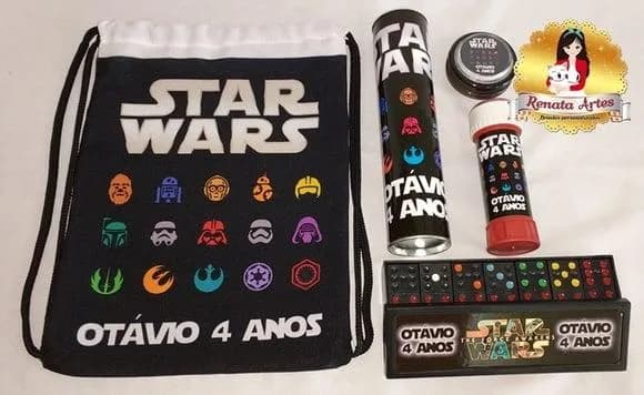 Kit Jogos + Bolha na Mochila Star Wars Ii