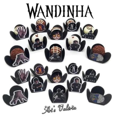 Forminha para Doces Wandinha Addams - Wednesday