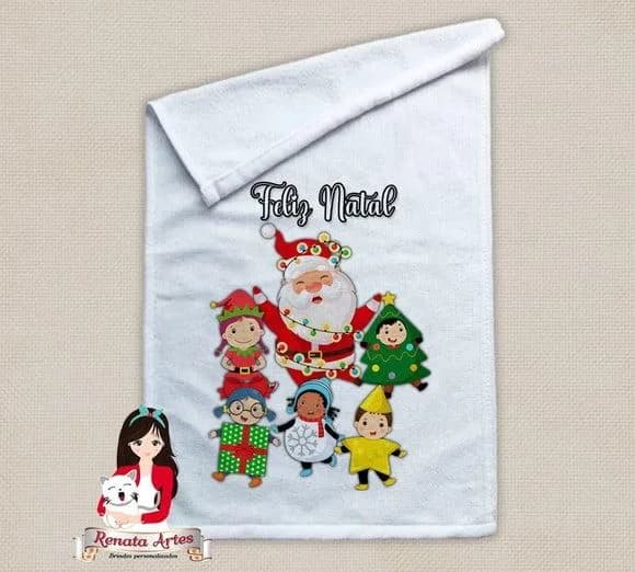 Toalhinha Personalizada Natal Novo